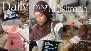 A Cozy Morning Routine |🌻 Muslimah in Her 20s (Soft & peaceful Slow Living) LONDON 🌷🫧