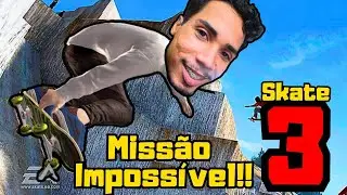 PASSEI RAIVA NO SKATE 3 ( MISS&Atilde;O QUASE IMPOSS&Iacute;VEL, AT&Eacute; QUE.....) #skate3 #xbox #xbox360 #gameplay 