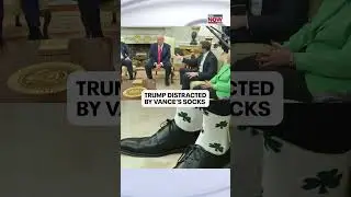 Trump distracted by JD Vance&rsquo;s Irish socks