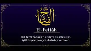 Ya FETTAH de kapılar a&ccedil;ılsın.10 dakikalık YA ALLAH YA FETTAH zikri.Her derde &ccedil;are bulan zikir
