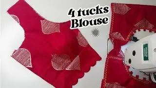 4 tuks blouse for 36 chest size || must watch for beginners 