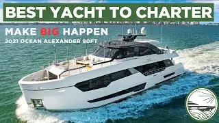 Make Big Happen 2021 Ocean Alexander 90R | Day & Term Charter Yacht!