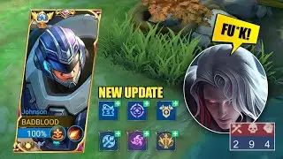 JOHNSON MEETS A WORTHY SIDELANE!😮 Try this build & emblem - Johnson new skill update 2023 MLBB