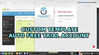 OpenWrt Daloradius Hotspot Voucher - Custom Template with Auto Free Account