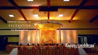 Premium Wedding & Engagement Decoration at Sri Mulam Club By Happy Weddings®