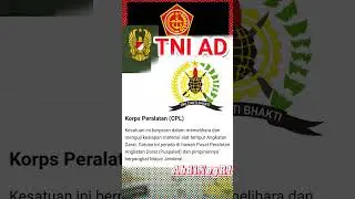 Korps Peralatan TNI AD #tni #polri #news #viralvideo #shorts #prabowo #fyp #fypシ゚viral #ytshorts