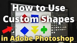 How to Use Custom Shapes for designs in Adobe Photoshop 2025 | full Tutorial 