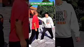 Learn Horizontal Elbow Deadly Knockout Kung Fu Move Easily ☯️💥#shorts #kungfu #martialarts