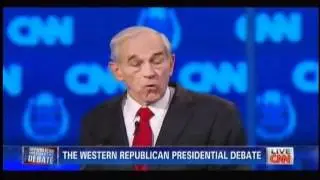 Ron Paul - Foreign Aid to Israel (CNN Debate)