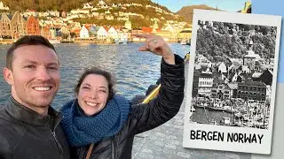 Ep 40: Bergen, Norway [Missing our Norway In A Nutshell Tour :( retaking a historic photo in Bergen]