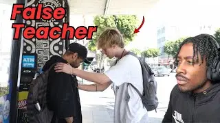 Reacting To Bryce Crawford Preaching A False Gospel To Homeless Guy