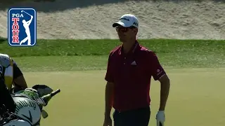 Justin Rose makes chipping look easy at Shell