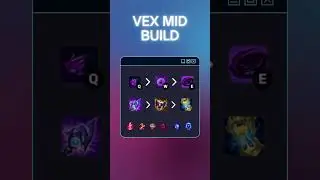 Vex Mid Build - Patch 12.23 #leagueoflegends #shorts