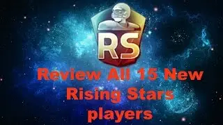 Review of All 15 New elite Rising Star players In Madden mobile 16