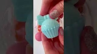 #makeupslime #asmr coloring slime with Lipbalms , lipgloss , liquid l