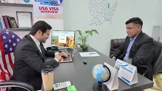Собеседование на получение визы в США пошло не по плану 🤣🇺🇸 | Кандидат из Индии 🇮🇳