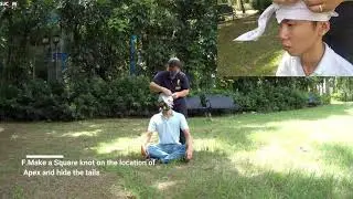 Bandaging Technique-wound on forehead