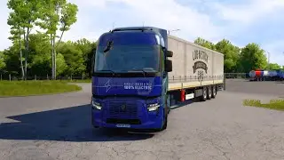 Renault Electric Truck Eco-Friendly Delivery in Romania | ETS2 | Logitech G29 Gameplay