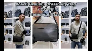 MG Review: Coach Graham Crossbody Bag - CX140 (Gunmetal/Black)
