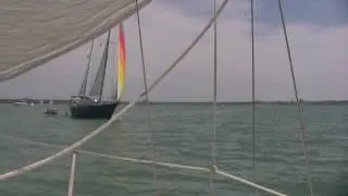 Mariah and HideAway Sailing on Boca Ciega Bay near Gulfport Florida