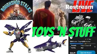 Toys &lsquo;N Stuff - RoughShod LIVE! Sky Byte! Superman Thoughts! Snow Cat progress & more! #ToyChat
