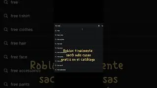 &Iacute;tems gratis en Roblox