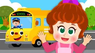 Happy School Bus | &ldquo;Okay, let&rsquo;s go!&rdquo; | Sing Along to Car Songs | Vehicle Song For kids★ TidiKids