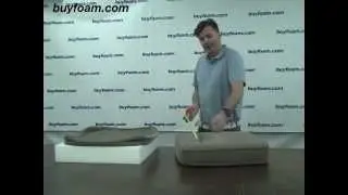 How to cut or measure foam at home with household items?