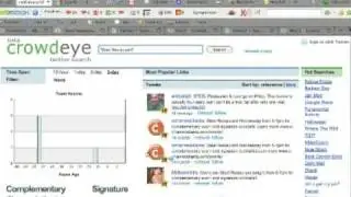 Crowdeye - search engine for Twitter