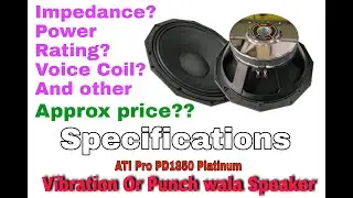 Punch Or Vibration Wala 18inch Speaker 2000watts | Vinayak Sound Jarhi