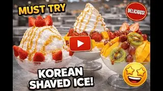 Korean Shaved Ice ASMR 🍧 Pure Satisfaction