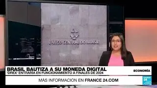 La moneda digital de Brasil se llamar&aacute; Drex y entrar&iacute;a en vigencia a finales de 2024 &bull; FRANCE 24