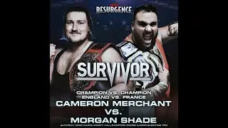 Ring Wrestling Stars presents England v France Cameron Merchant v Morgan Shade.
