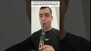 Day 11 of 100. Testing my breathing with Klos&eacute; #100daysofpractice #clarinet #study #method