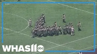 Marines deployed to Los Angeles currently undergoing civil unrest training