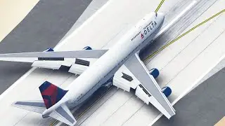 Delta Air Lines Boeing 747-400 landing PHX/KPHX RWY 25R (Infinite Flight)