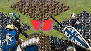 200 PALADINS VS 200 ELITE MONASPA - Who Wins - Age Of Empires #aoe #aoe2 #aoede