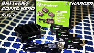 Unboxing Smatree Battery (3-Pack) with 3-Channel Charger for GoPro Hero HERO 7