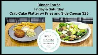 Beach Market Crabcake Platter