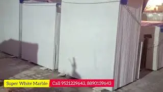 Super White Marble | Ultra White Look & Premium Shine | Latest Price & Full Lot Tour