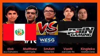 TEAM PERU (SMASH,VANN,KINGTEKA,MATHEW,ZTOK) vs PAIN GAMING | WESG | DOTA 2 SUPER