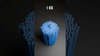 Solid Cylinder Structure made of 15000 Cubes Satisfying Collapse #satisfying #animation #blender