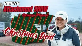 [Attachment Series] Stump Planer Hands-on Test Ep.6 | VMENG Machinery 