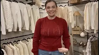 Amazon Fashion / GRACE KARIN Длинный вязаный топ с рукавами-фонариками / Свитер, который привлека...