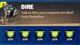 DIRE Punchcard - All Quests - Stages 1 through 5 - Fortnite