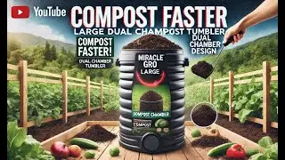 Miracle-Gro Large Dual Chamber Compost Tumbler  Review