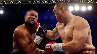 JOE JOYCE GETS STOPPED BY BIG BANG ZHILEI ZHANG!!! 👀
