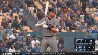 MLB The Show 23 Gameplay: Houston Astros vs Los Angeles Dodgers - (PS5) [4K60FPS]