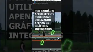 Como Habilitar a Acelera&ccedil;&atilde;o por GPU no After Effects para Pr&eacute;-visualiza&ccedil;&otilde;es Mais R&aacute;pidas!  #adobe
