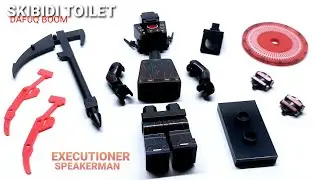 Skibidi toilet minifigure | assemble the executioner speakerman | semi titan speakerman